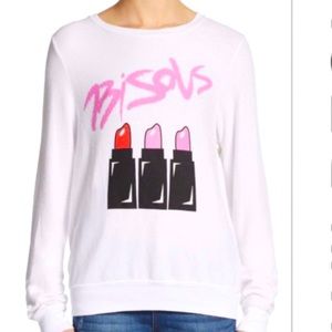 Wildfox Bisous lipstick sweater!!